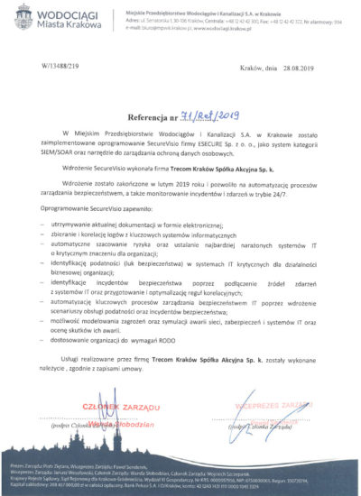 List referencyjny Wodociągi Miasta Krakowa_28_08_19