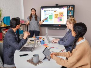 Avocor Google Meet Series One Board 65 interactive whiteboard